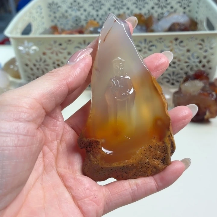 玛瑙/玉髓吊坠(不含链)未镶嵌