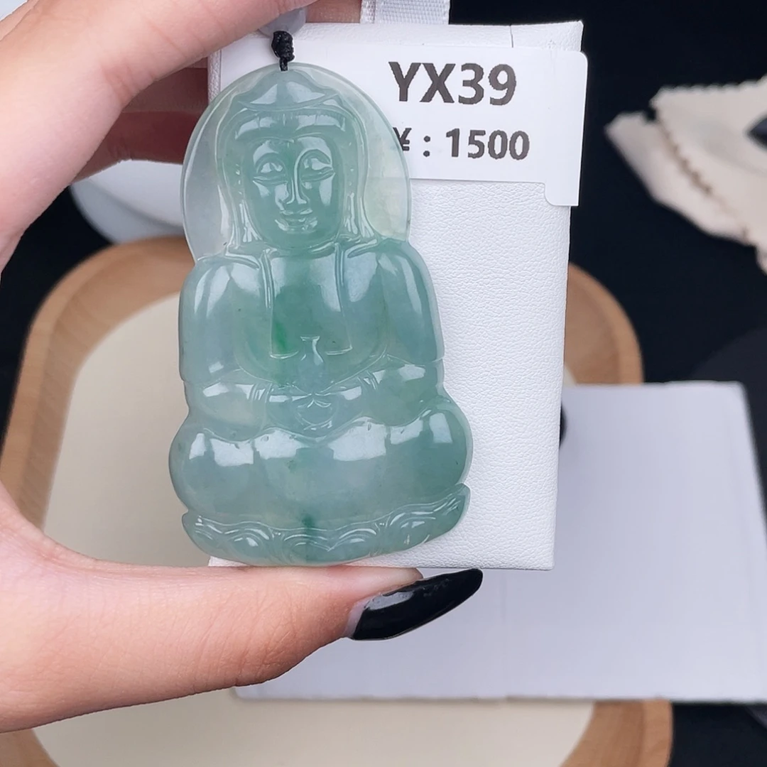翡翠未镶嵌颈饰YX39
