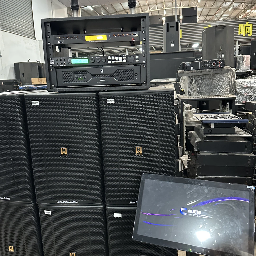 9新  英国万星8012S二代12寸高端音响➕唱无界点歌机七件套，包邮