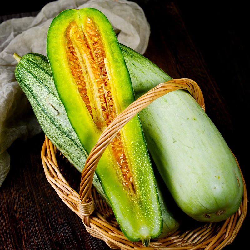 【羊角蜜甜瓜】山东甜瓜新鲜酥脆蜜瓜4.5斤 顺丰包邮
