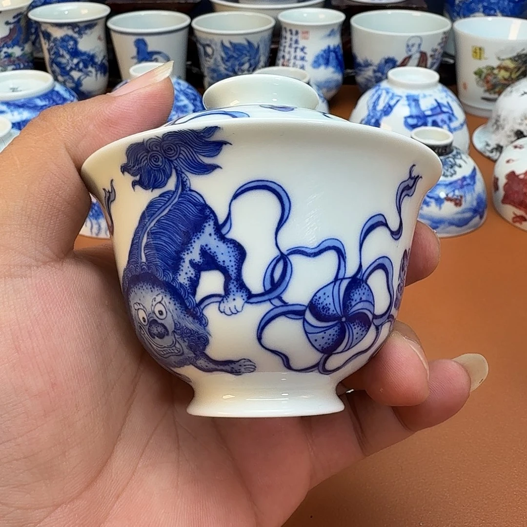 摆件景德镇全手工手绘陶瓷