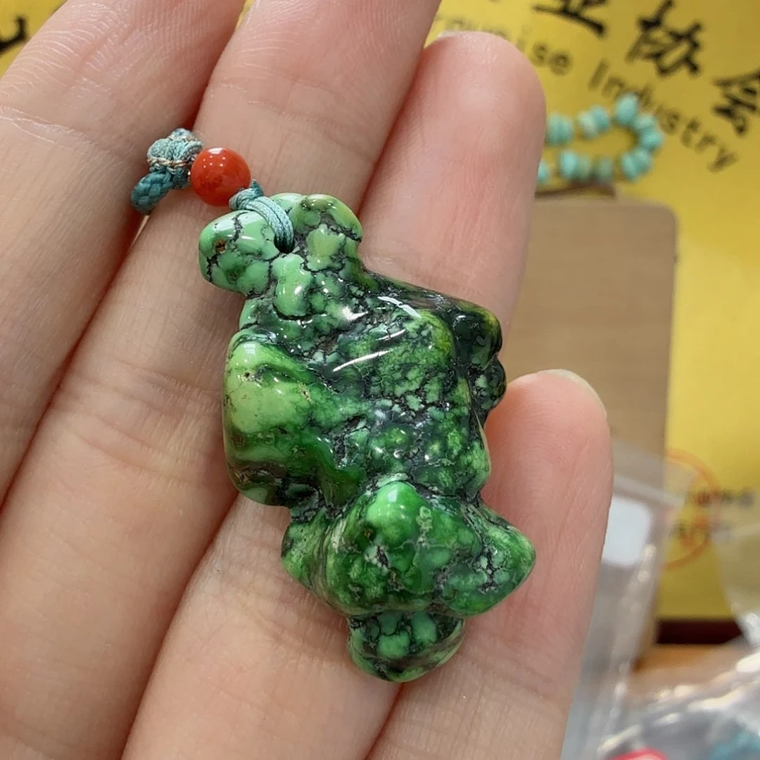 未镶嵌绿松石珠宝奇石