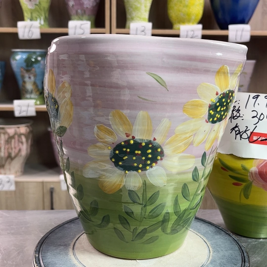 景德镇陶瓷花盆花盆