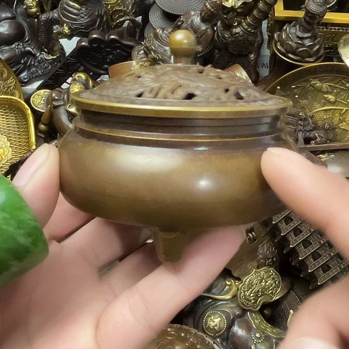 顺顺利利，铜器摆件