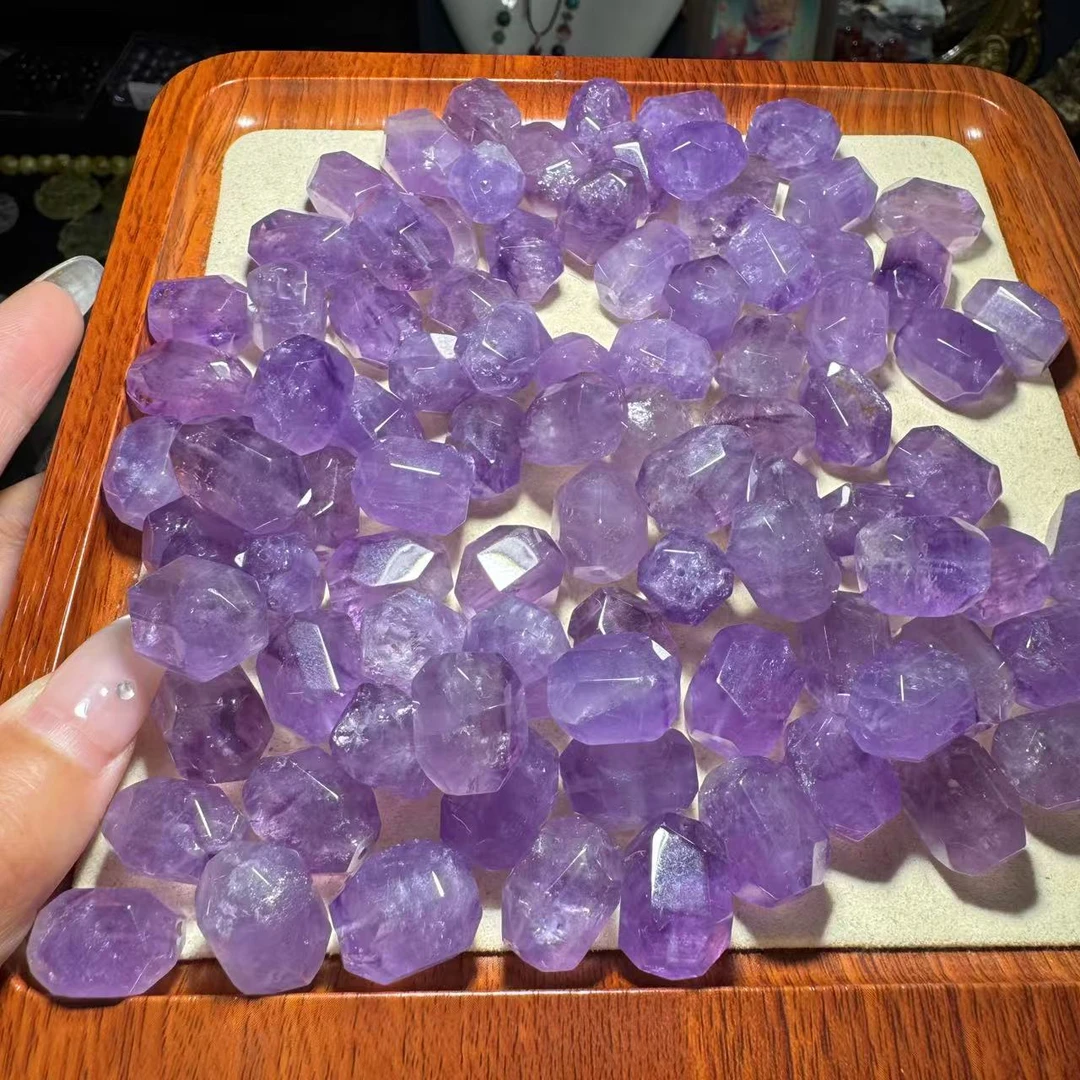 薰衣草紫水晶随行一颗价宽卡12-13长16-17mm