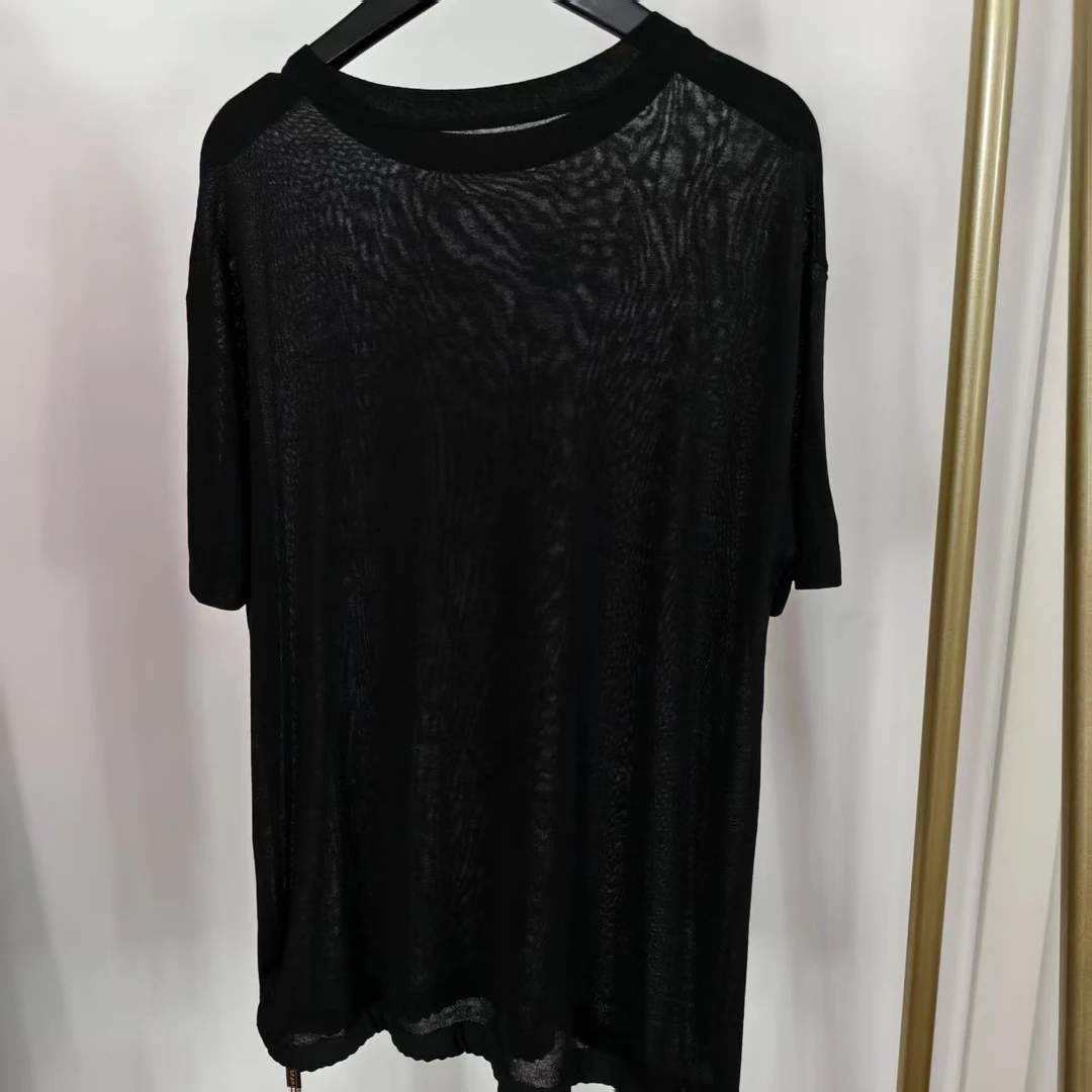 不退不换/哥家 短袖背心运动长袖透气针织T恤1399077