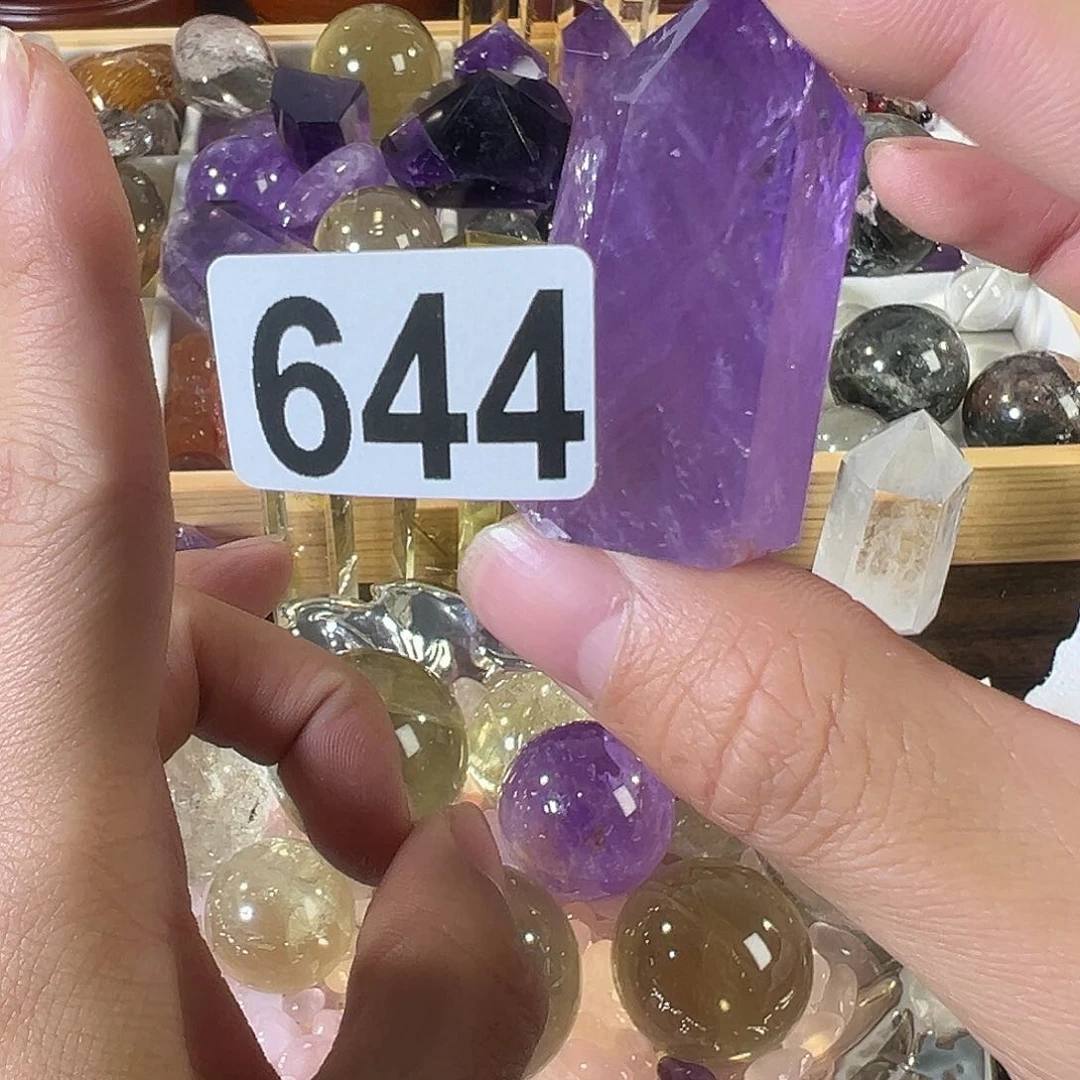 天然水晶，默认微瑕未镶嵌水晶