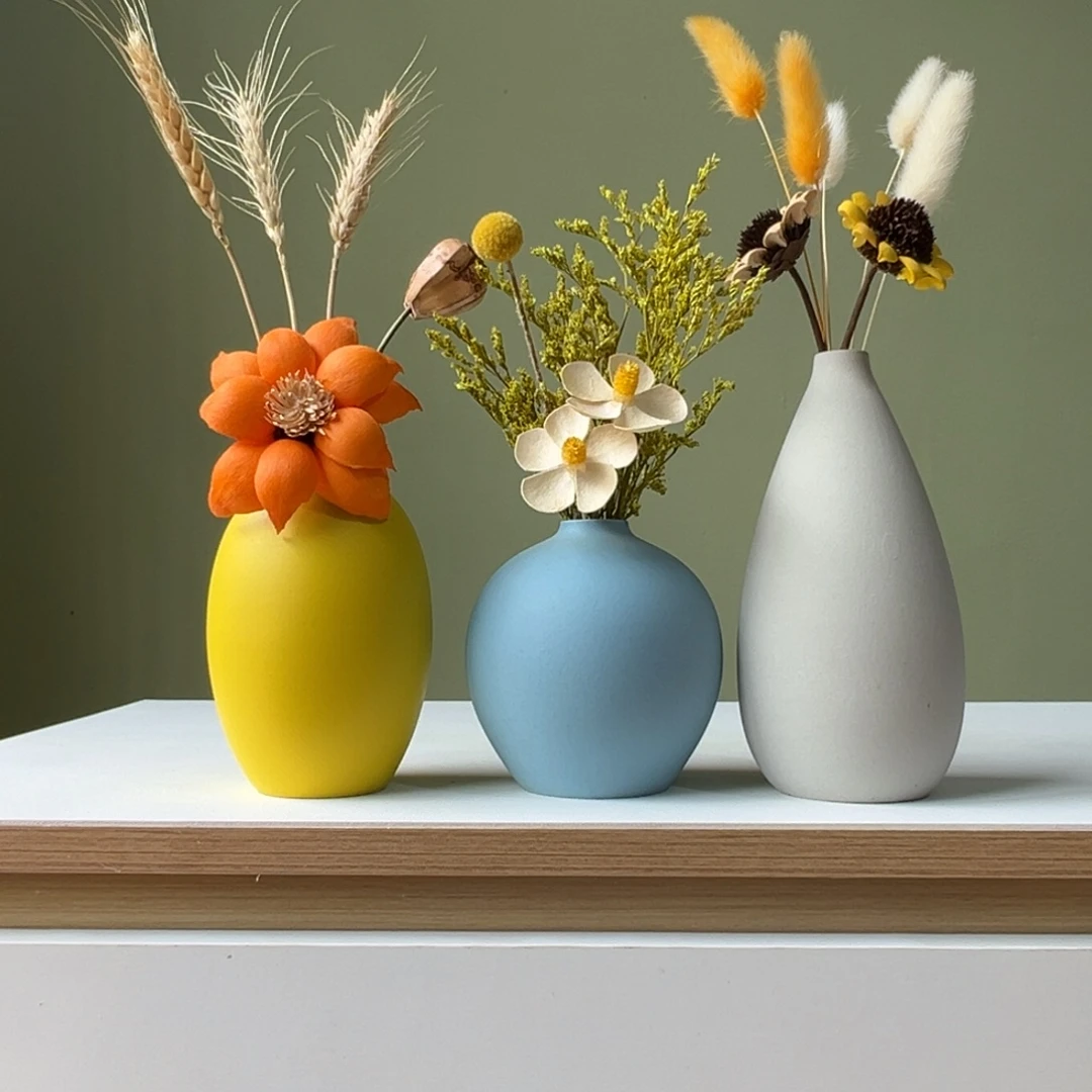 摆件花瓶带花高度20-30厘米左右