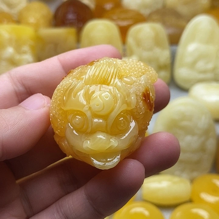 琥珀颈饰未镶嵌琥珀蜜蜡吊坠