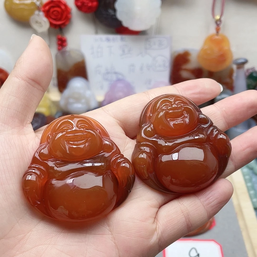 玛瑙/玉髓颈饰合金石**秀