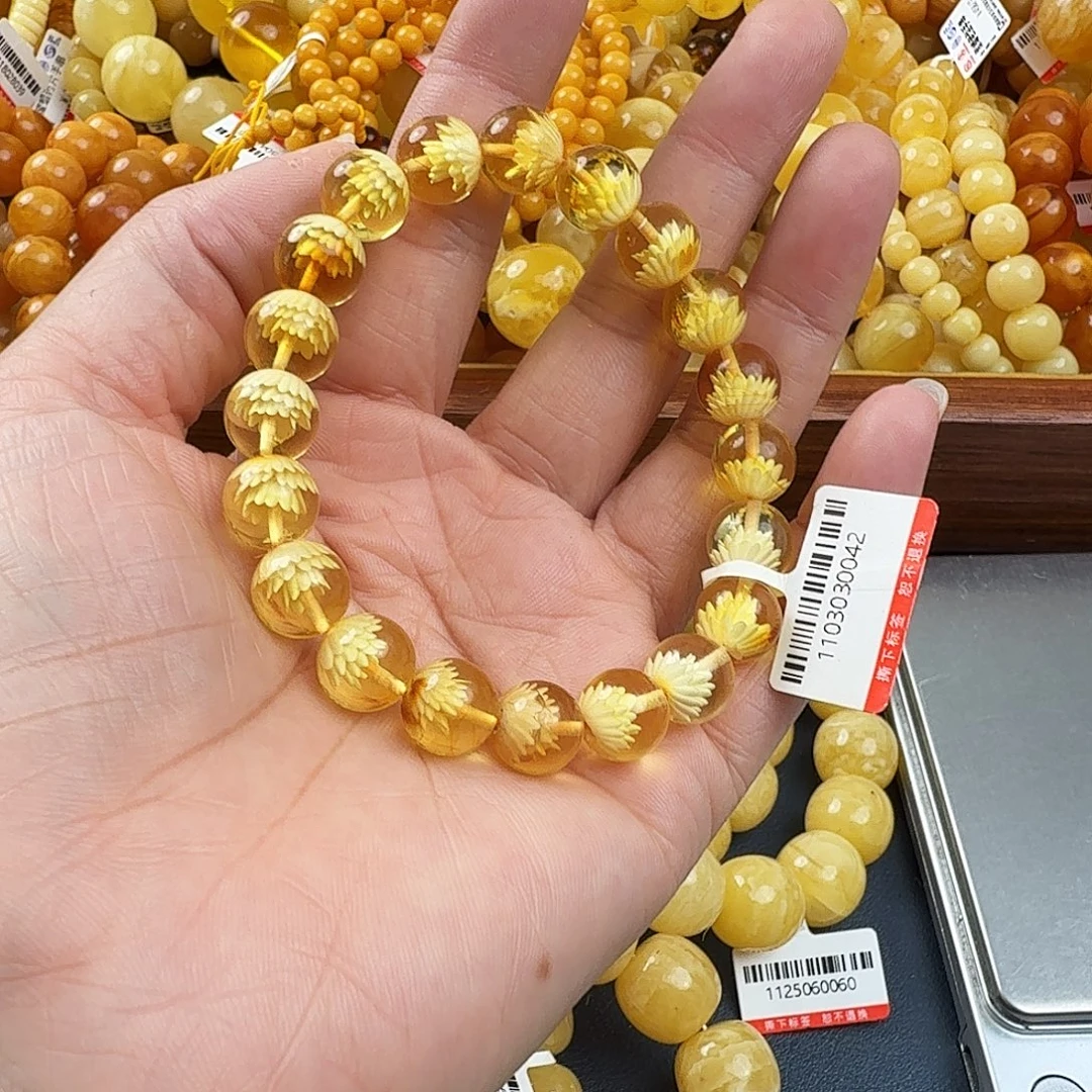 琥珀未镶嵌珠宝奇石