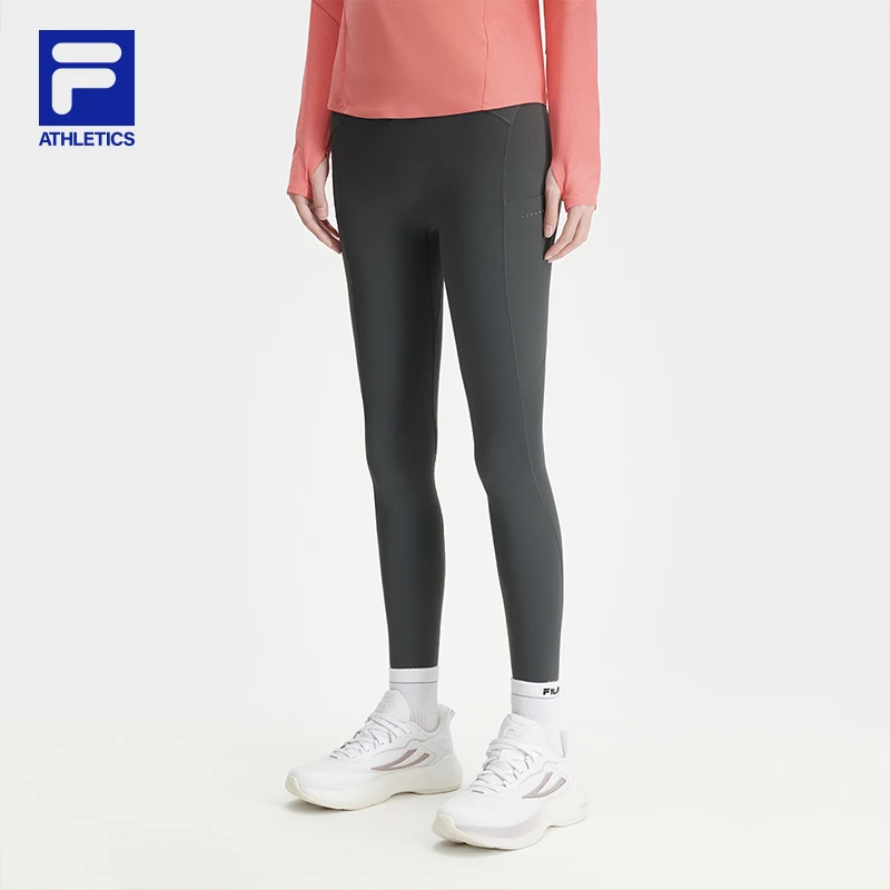 FILA斐乐女装瑜伽裤时尚百搭青春活力弹力修身显瘦A11W441604F