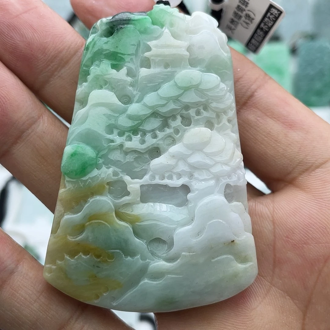 颈饰未镶嵌翡翠翡翠