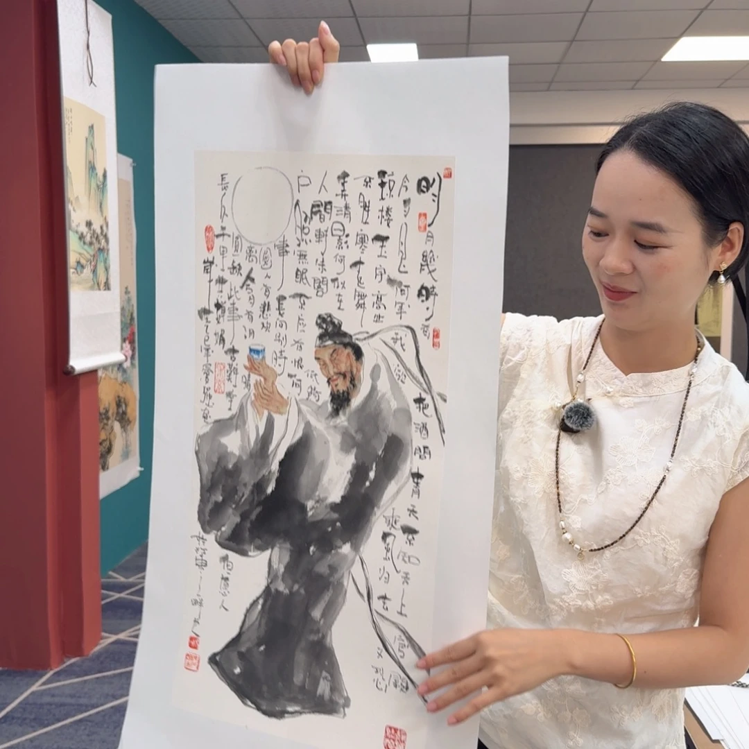 国画国画作品山水花鸟