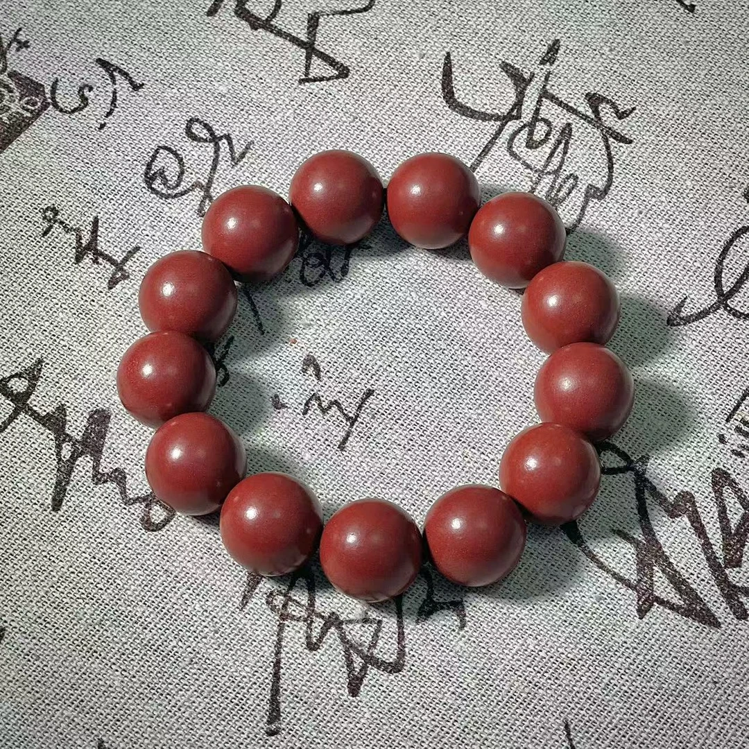 【芳华朱红单圈素圈】古法合香