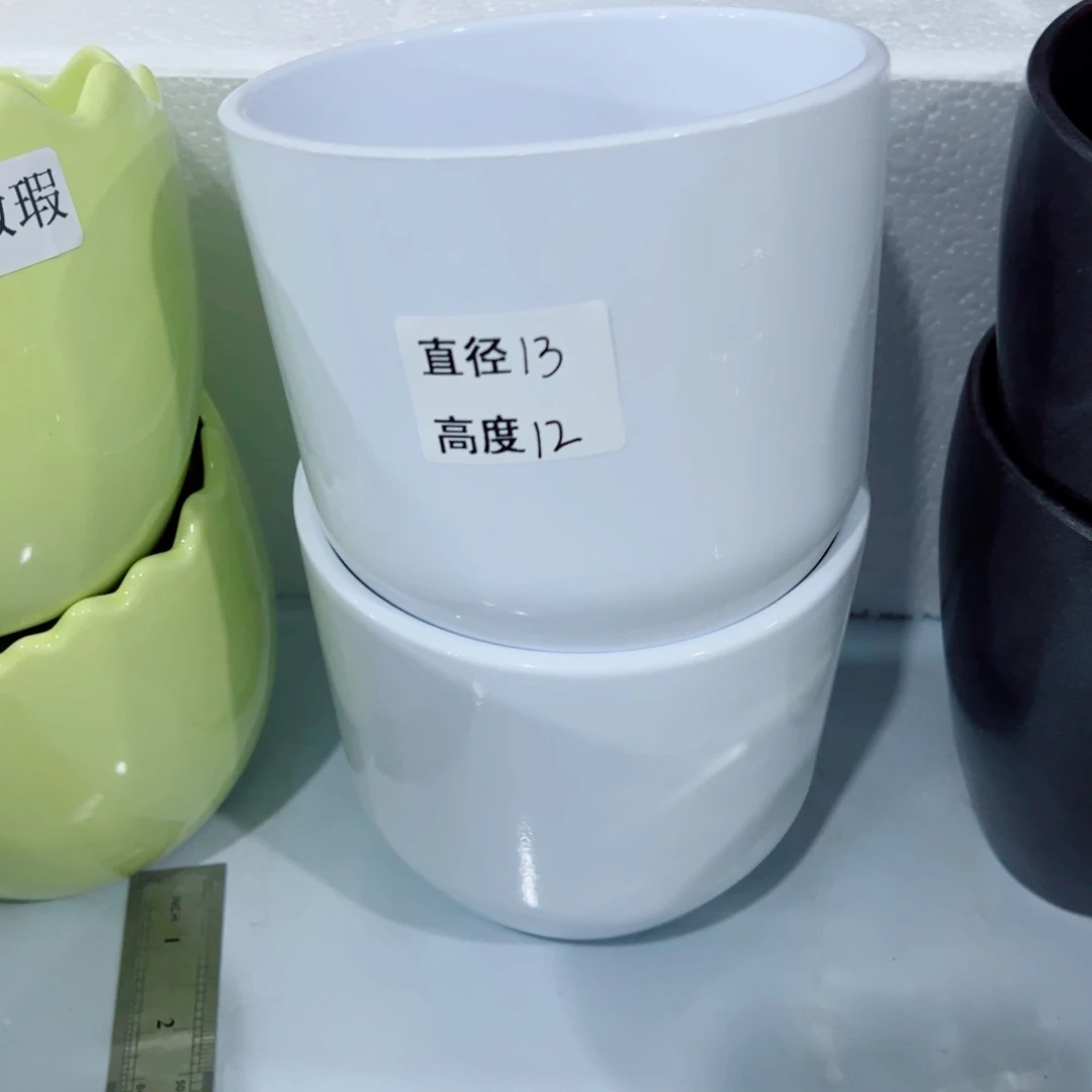 有孔陶瓷花盆，满10米包邮发货