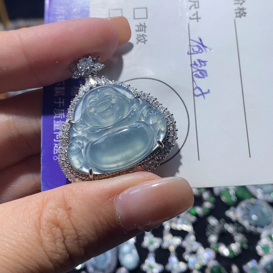 ****_翡翠未镶嵌颈饰翡翠