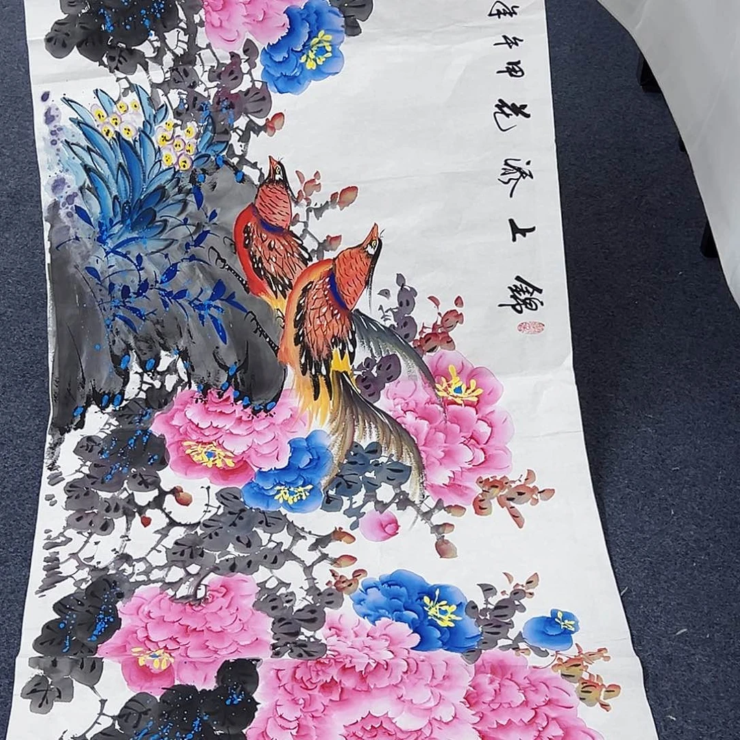 国画事事顺心如意万事如意