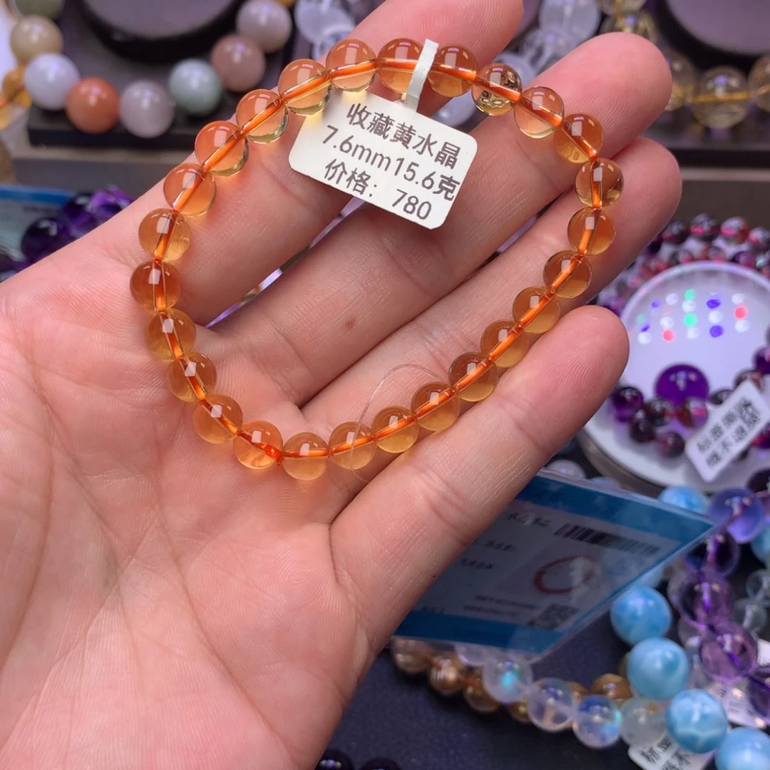 水晶手链未镶嵌我****！手链