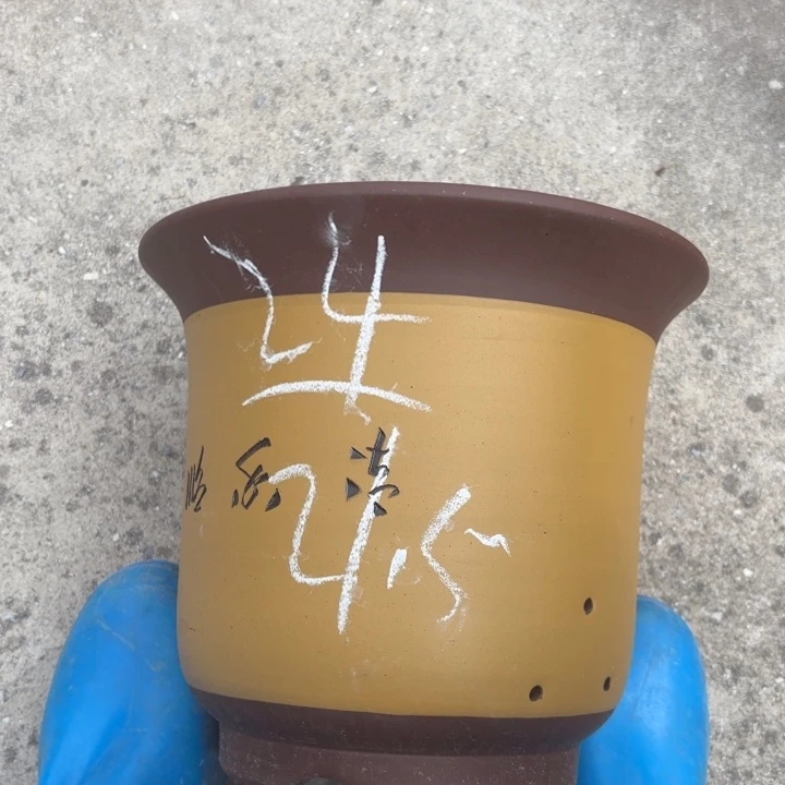 紫砂花盆紫砂的花