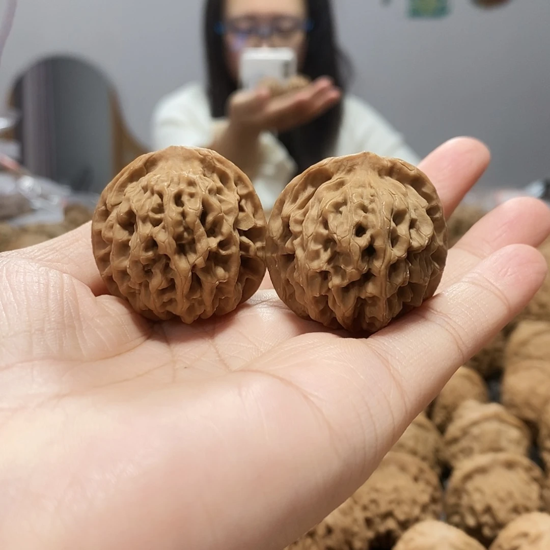 吊坠文玩核桃秦闷34+磕