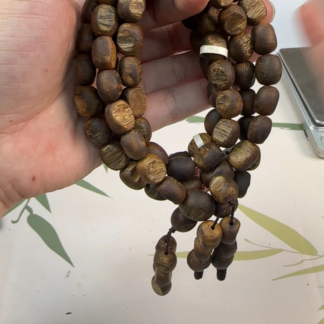 沉香手串白棋瘤疤多样性发货1条定制款1.0双圈