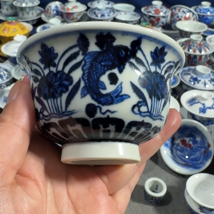 景德镇手工手绘杯