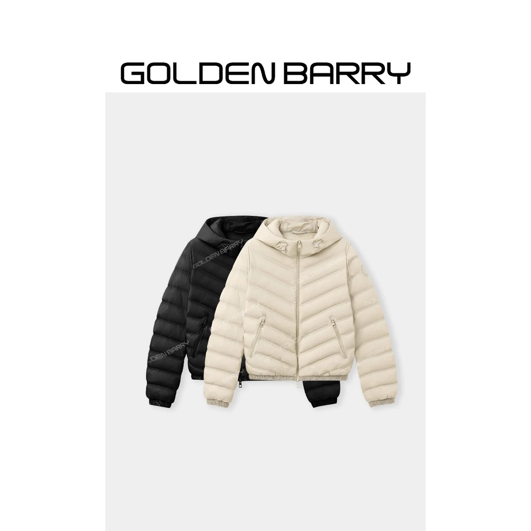 GOLDENBARRY时尚百搭连帽短款鹅绒服131010