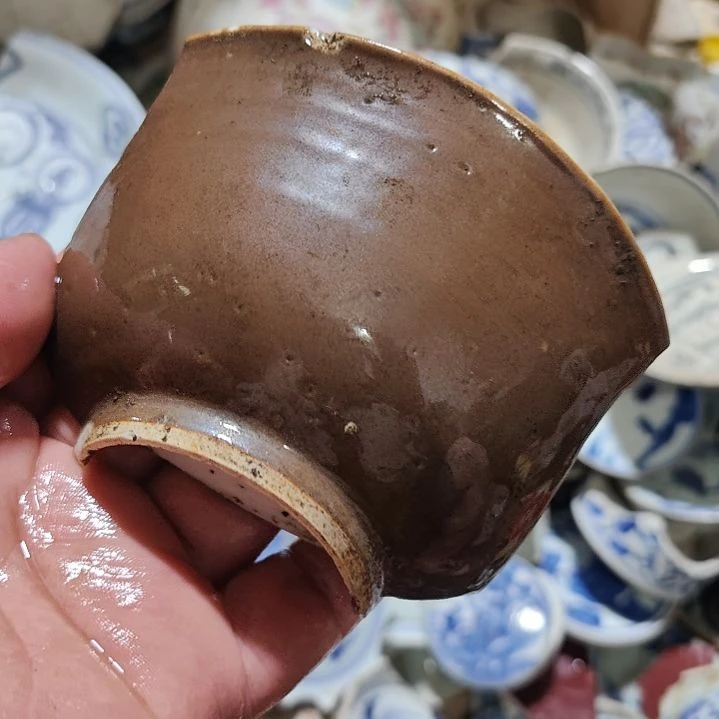 陶瓷手工茶杯摆件