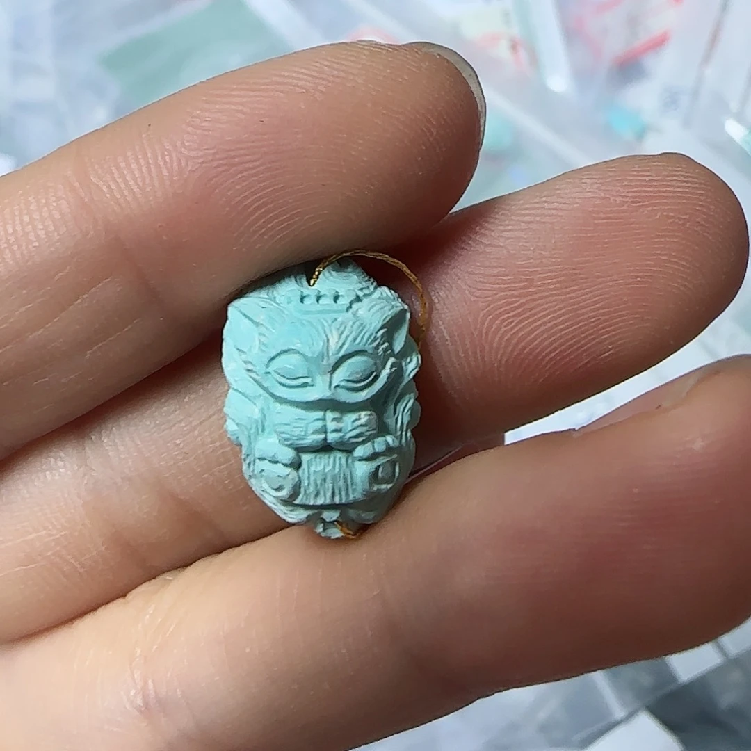 绿松石珠宝半成品未镶嵌