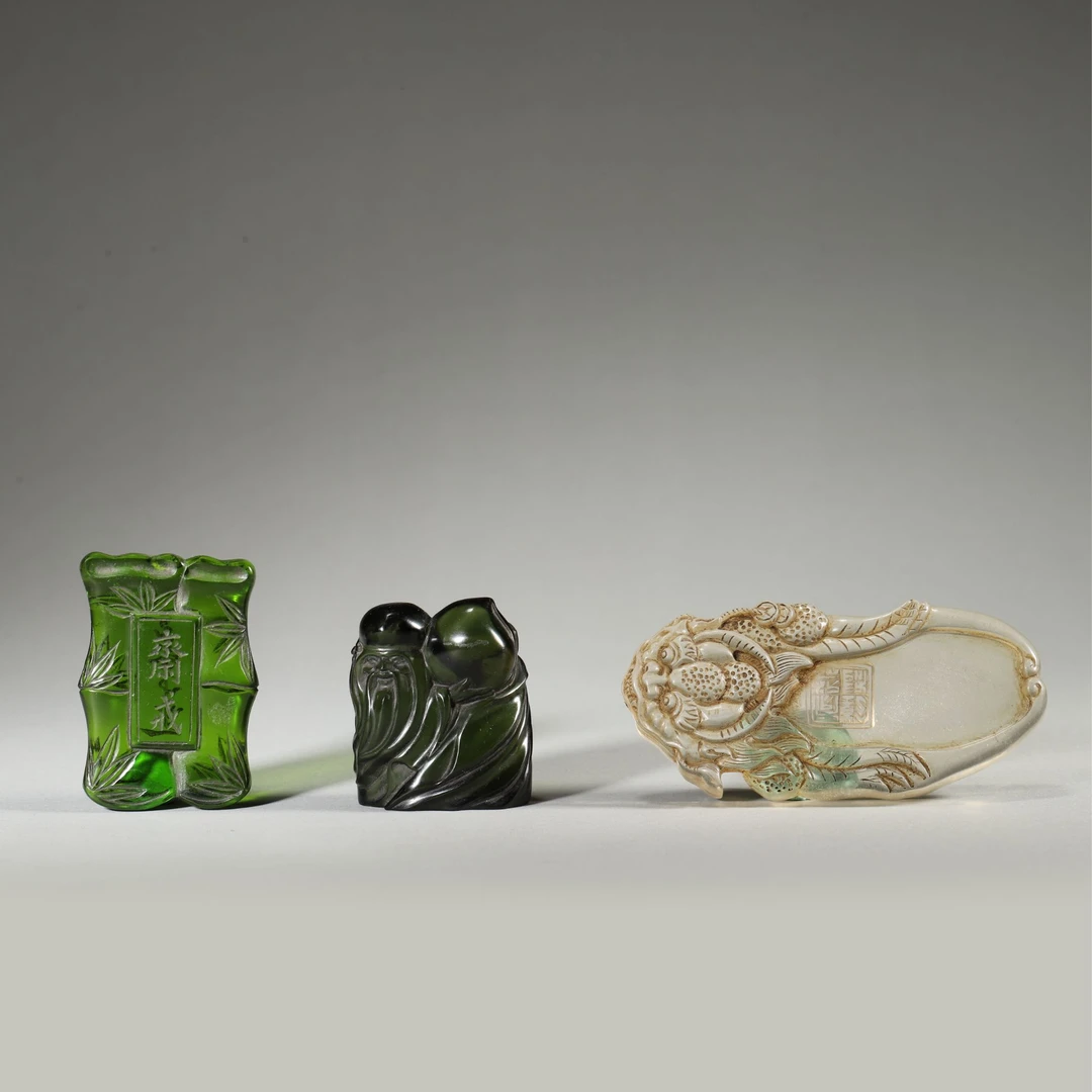 ZH41 清代 琉璃文房件