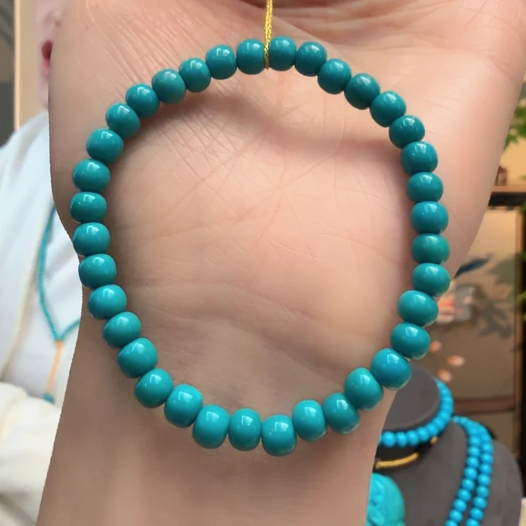 绿松石未镶嵌颈饰