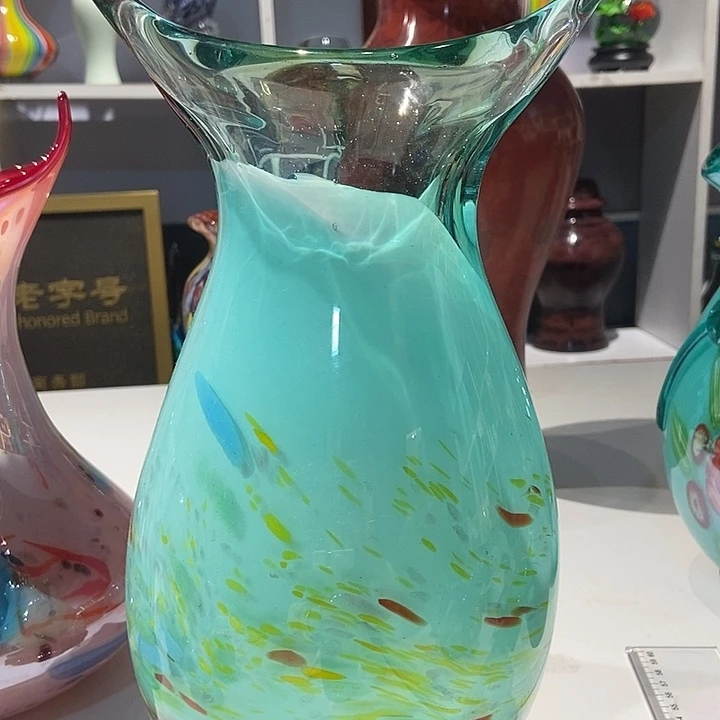 琉璃纯手工琉璃花瓶