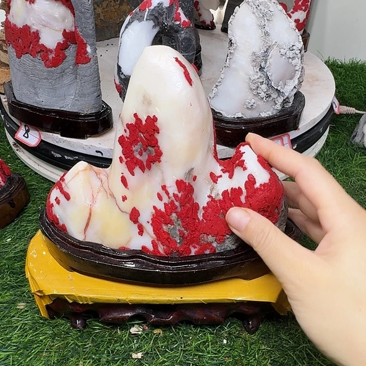 石材用****8灵璧石白灵玉八音磬