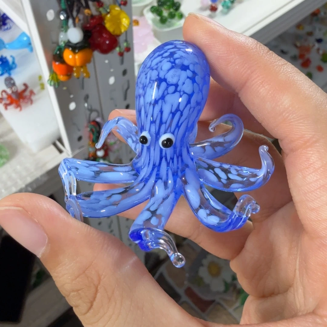 紫***轩琉璃手工艺品章鱼