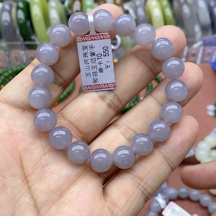 和田玉未镶嵌手链卡10