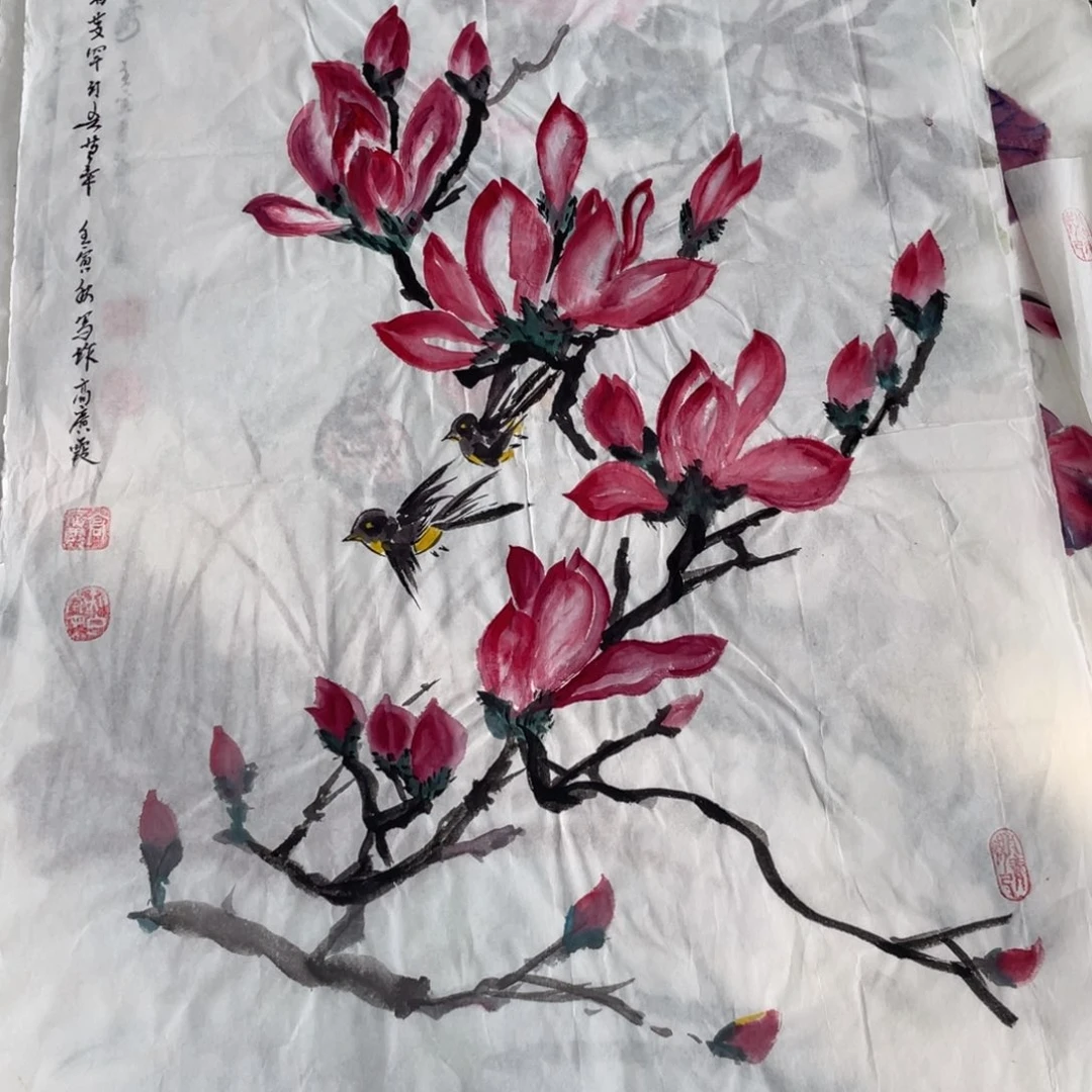 国画高广霞老师绘画