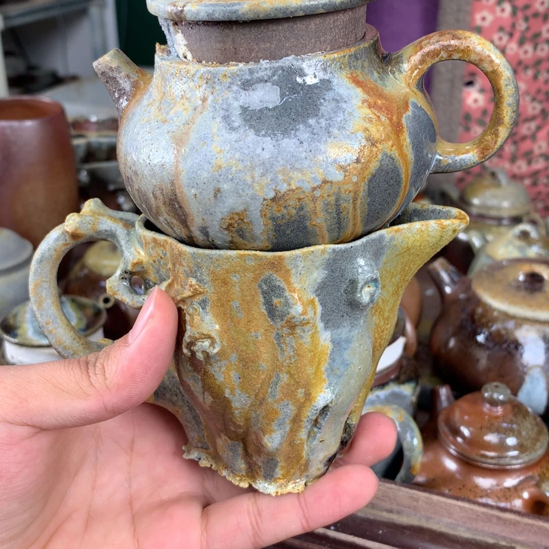 紫砂柴烧天*纯自然柴烧