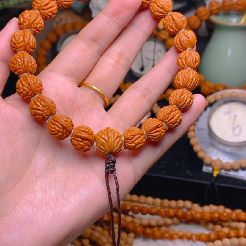 【闪购商品】桃核手串龙纹桃核