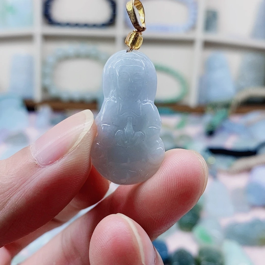 吊坠(不含链)未镶嵌翡翠天然