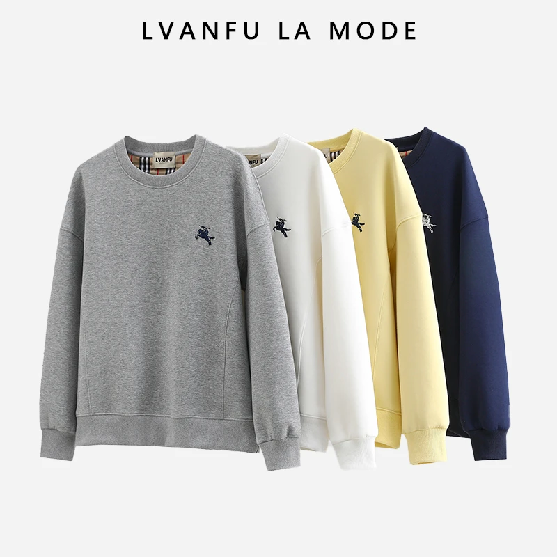 【周姐专属】小马刺绣第三代双面太空棉卫衣JY207A