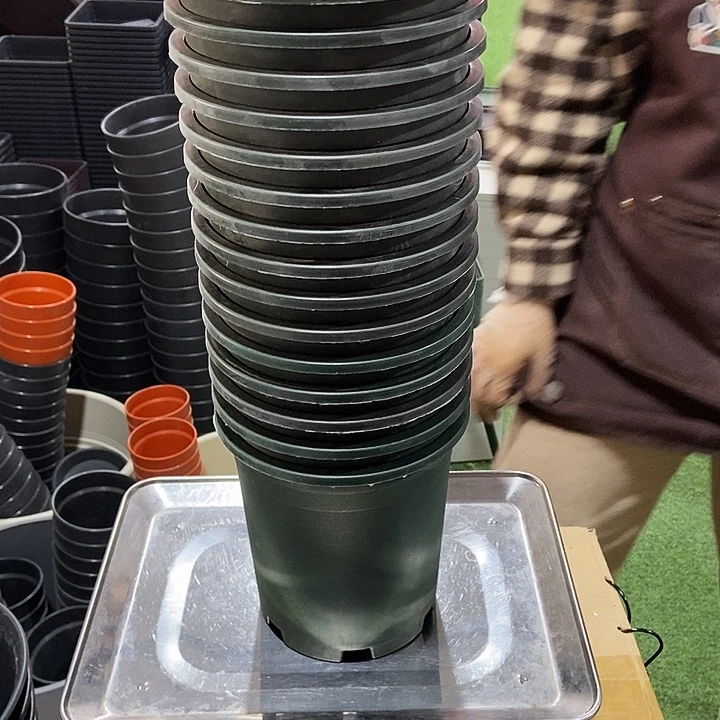 塑料高加高1口15高16.5绿色无拖15个