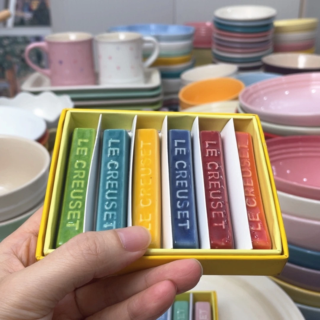 瓷片微瑕6色筷子拖