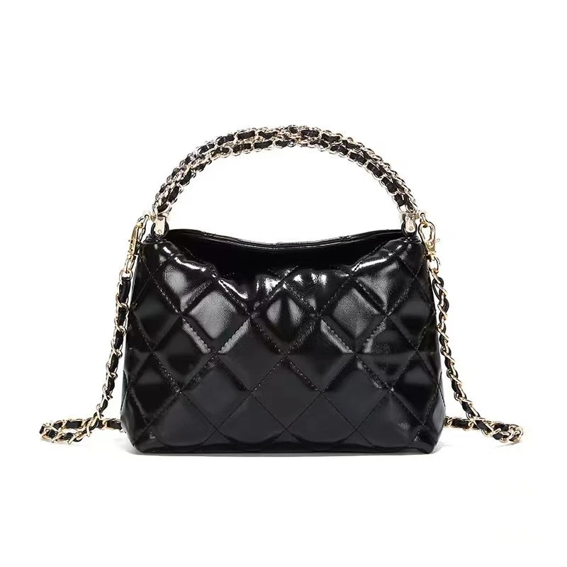 【X家 饭盒包】小牛皮小香风轻奢时尚百搭女士单肩流浪包