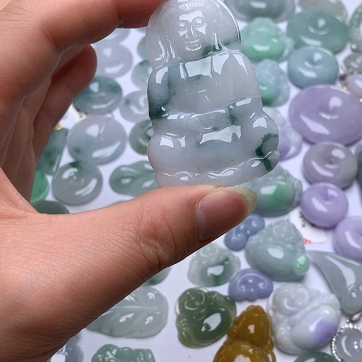 翡翠未镶嵌颈饰天然翡翠
