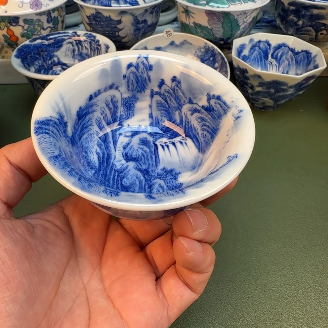 纯手工纯手绘茶具石头7