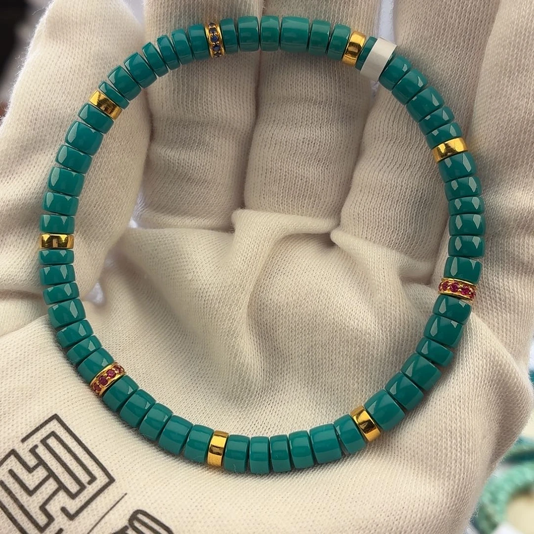 未镶嵌绿松石绿松石5.5mm