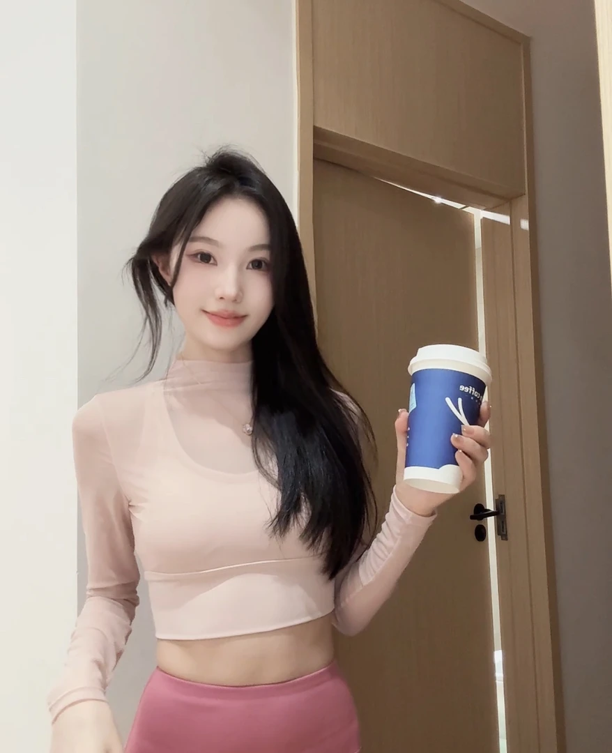 春夏款纯欲性感网纱瑜伽上衣固定杯运动健身上衣