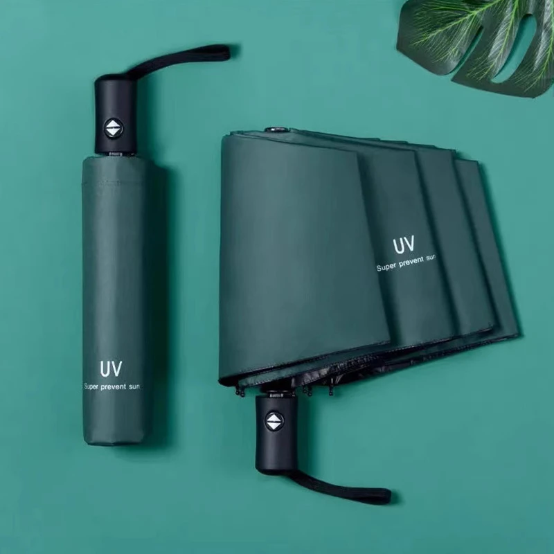 uv全自动晴雨伞女折叠两用伞女太阳伞防紫外线广告伞LOGO