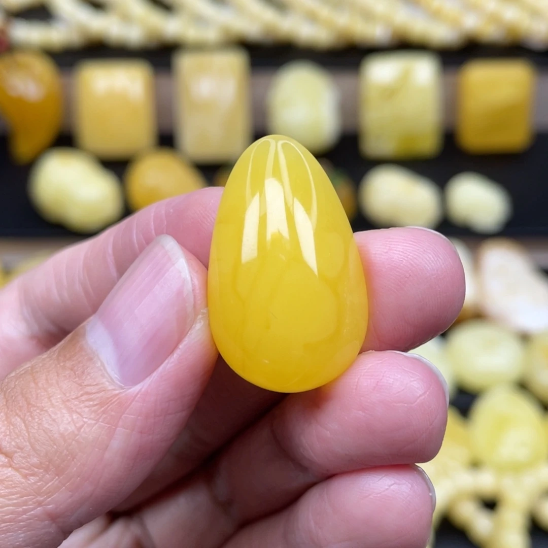 琥珀未镶嵌裸石琥珀蜜蜡